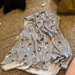 Cat blouse ladies L